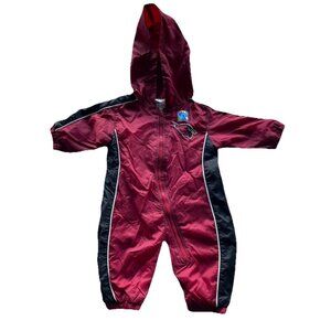 Vintage Cardinals Mighty Mac Sports boys Sz 6-9 months NFL Football Zip Down